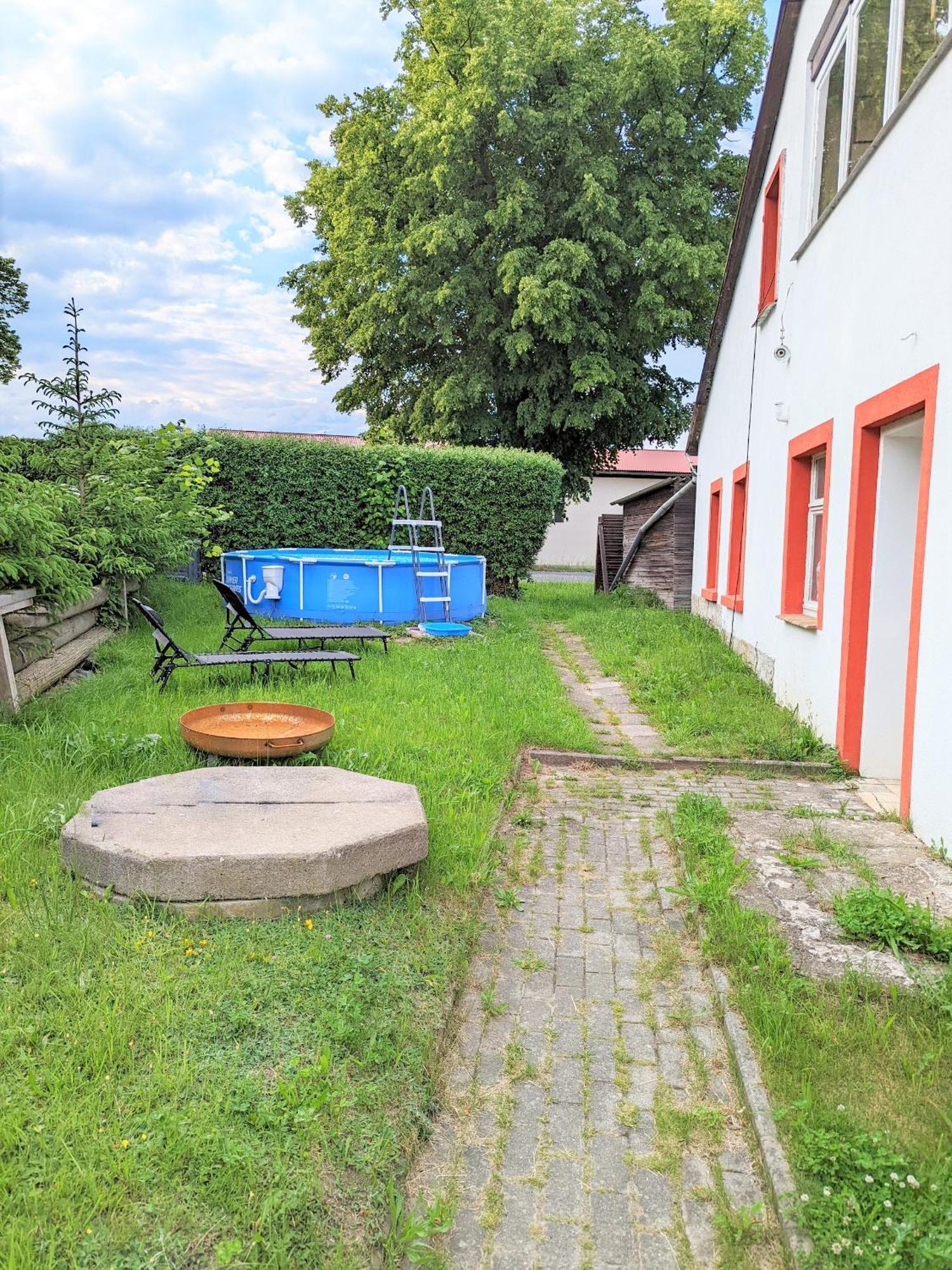 W5 - Urlaubsmagie - Wohnung Mit Grill, Terrasse & Pool Lichtenhain (Sebnitz) Exterior foto